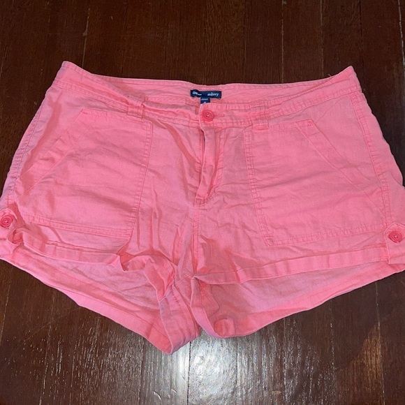 Women's Gap Aubrey Linen And Cotton Shorts Size 12 - Picture 1 of 16